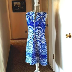 Zip front dress
